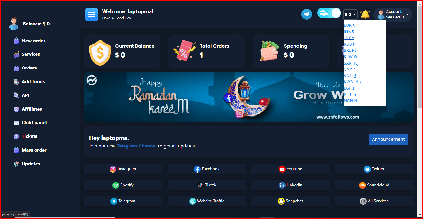 Snfollows official SMM Panel Script | SMM Scripts - Image 4